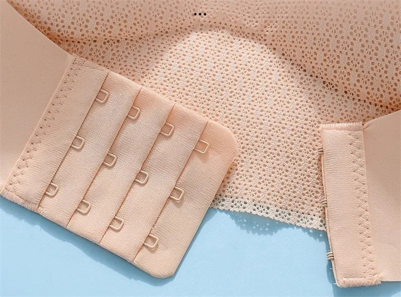 Sexy Push Up Bra Front Closure Strapless Underwear for Women Plus Size Invisible Brassiere Wireless Breathable Female Lingerie