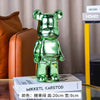 20/28/35cm Aesthetic Bear Figure Stautes Ceramics Violent Bear Figurines Sculptures Decor Luxury Room Decorations Home Ornament