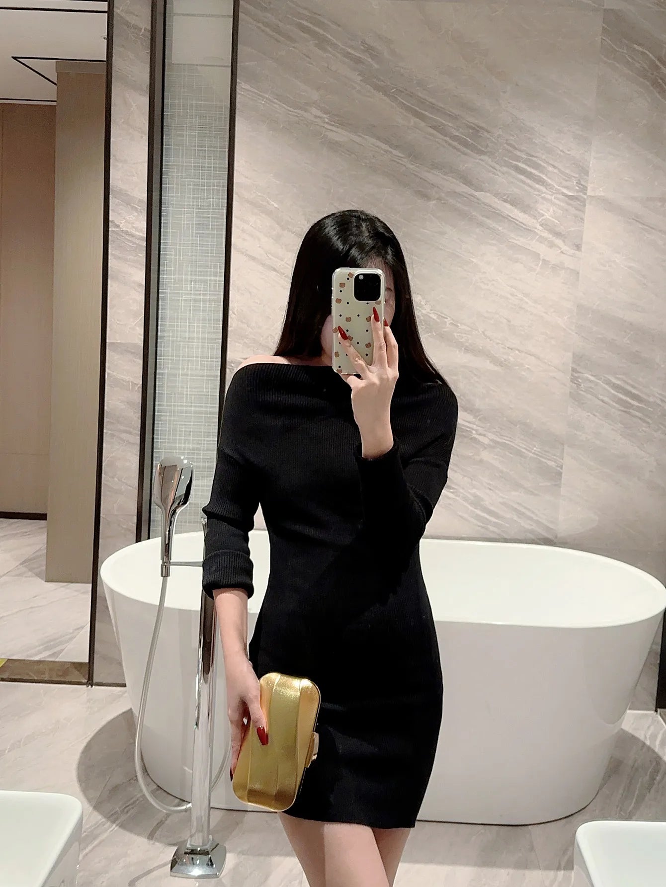 High-End Textured Square Box-Shaped Evening Bag Clutch Bag Chain Bag Banquet Bag Cheongsam Bag Evening Dress Bag Wedding Bag