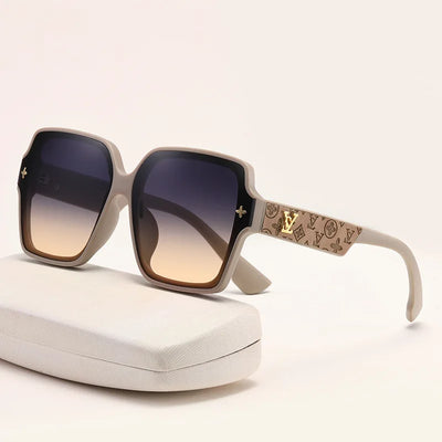 New fashion square frame sunglasses for women luxury sunglasses UV protection large frame all-match glasses(DS-8052-1)