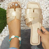 Summer Slipper Women Shoes Ladies High Quality Slides Sandals Womens Shoes New Fashion Design Beach Flat Shoes Female Slippers