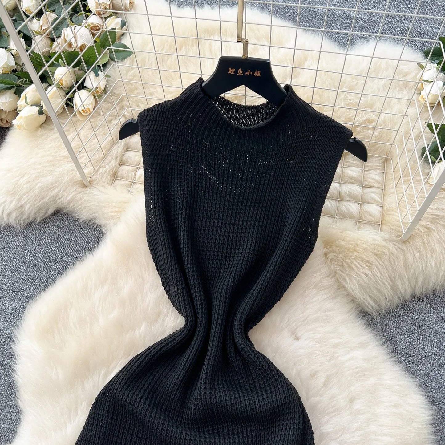 YuooMuoo Chic Fashion Sexy Package Hips Knitted Mini Dress 2026 New Summer Sleeveless Tassels Bodycon Party Dress Beach Vestidos