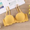 Sexy Bras Push Up Seamless Underwear Women Solid Color Wireless Lingerie Feamle One-pieces Gather Convertible Straps Brassiere