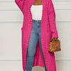 Plus Size Fall and Winter New 2023 Women's Solid Color Cardigan, Casual Knit Cardigan with Pockets Commuter Style Sweater XL-5XL