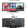 10.26“  Dash Cam 4K 3840*2160P Car Dvr Carplay Android Auto GPS 5G WIFI  Stream RearView Mirror Dashcam Camera Drive Recorder FM