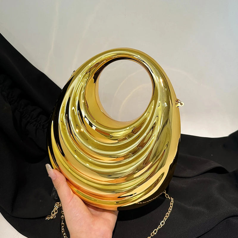 Acrylic Evening Clutch Bag Women Luxury Shoulder Bag Handbag And Crossbody Bags Fashion Party Prom Wedding Shiny Design Purse