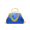 2024 Luxury Women Gold Green Chain Messenger Bags PU Leather Shoulder Bags Shell Clip Designer Handbag And Purse Wedding Clutch