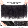 Mongolian Afro Kinky Curly Bundles Human Hair Afro Kinky Bulk Human Hair Unprocessed Virgin Hair Bundles for Women Natural Black