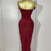 2025 Luxury Shining Diamonds Pearls Sleeveless Bodycon Bandage Long Dress Women Celebrate Evening Party Elegant Birthday Gowns