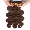 #4 Dark Brown Body Wave Bundles 1/3PCS 100% Human Hair Bundles 18-30 Inches Remy Hair Extensions For Women Brazilian Double Draw