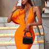 Bandage Dress Women Party Dress Bodycon Elegant Sexy Evening Birthday Club Outfits Summer 2024