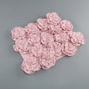 New sexy pink neck hanging backless dress, women's temperament short skirt decoration flower party dress set