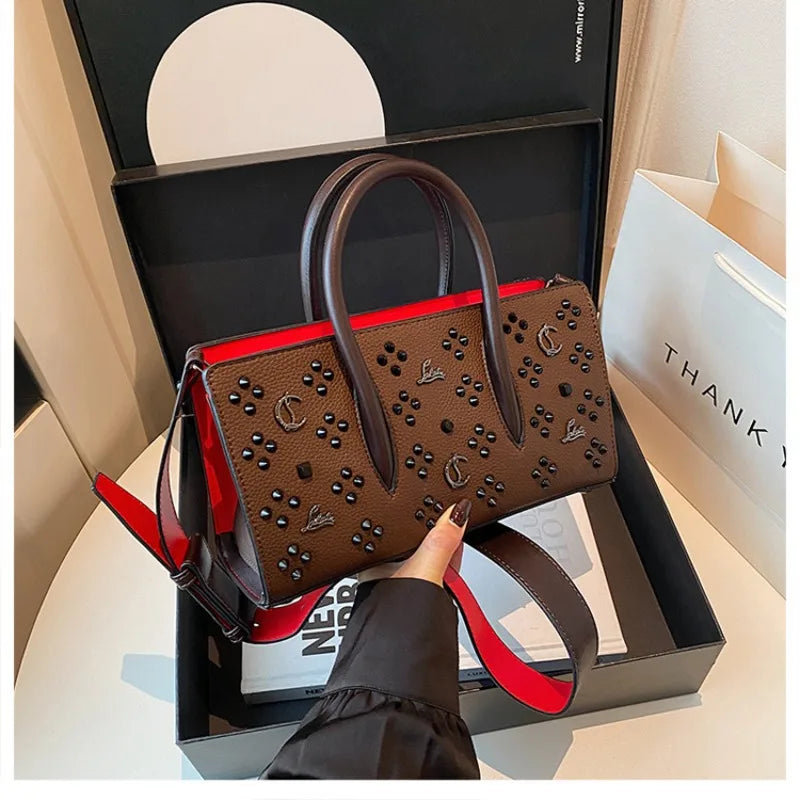 2025 Luxury Brand Design Tote Bag, Hand-held Shopping Bag, Large-capacity Single-shoulder Underarm Women's Crossbody Bag