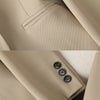 High Quality Long Sleeve Female Blazer Women Blue Coffee Khaki Single Button Slim Jacket Ladies Business Work Wear Formal Coat
