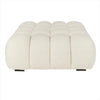 Nordic light luxury lamb wool changing stool, cloakroom stool, living room sofa stool, square foot step, tofu block, foot stool