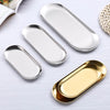 Stainless Steel Cosmetic Storage Tray False Nails Dish Tools Storage Tray Nail Art Equipment Plate Doctor Surgical Dental Tray