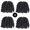 Synthetic Ombre Braiding Hair Jumpy Wand Curl Crochet Braids Hair Extension for Black Women Jamaican Bounce Curly Hair For Women