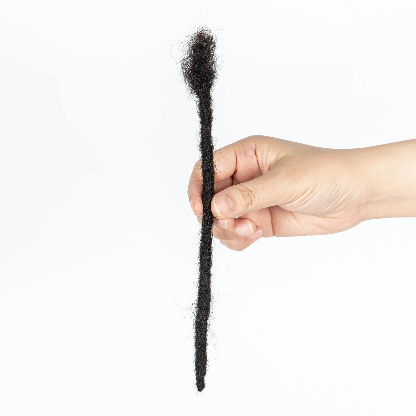 Malaika Locs Extension Human Hair 8 Inch Full Handmade Permanent Dreadlock 0.6cm Dreadlock Extension 30 Str Human Hair Locs