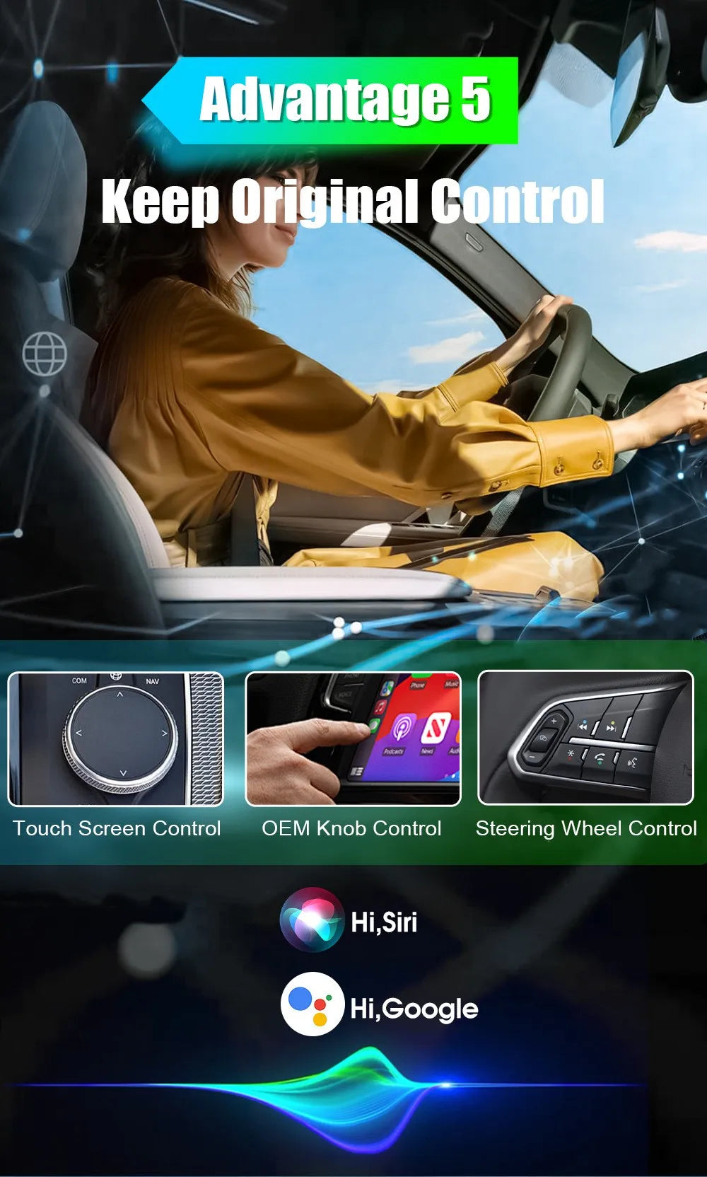 NEW Wireless Mini Box 2in1 CarPlay Android Auto Wireless Mini Box Adapter Smart Plug And Play Dongle Bluetooth WiFi Fast Connect
