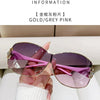 New Fashion Y2K Sunglasses Women's Integrated Surround Sun Glasses Retro Brand Designer Women Eyewear UV400 Oculos De Sol