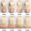 210% Density Vietname Super Double Drawn Bone Straight 13x4 Frontal Bob Wig with 100% Human Hair 613 Honey blond For Black Women