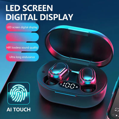 E7S TWS Wireless Headphones Bluetooth Earphones HIFI Lossless Sound Headsets Sport Waterproof Earbuds For All Smartphones