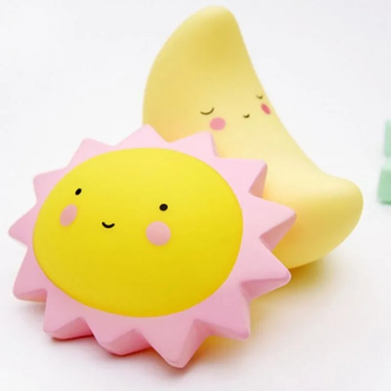 Led Night Light Baby Room Decoration Bed Stars Moon Clouds Toy Bedroom Decoration Modeling Light Baby Children's Toy Gift