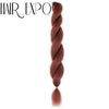 26Inch Vixen Crochet Bulk Hair Synthetic Jumbo Braids Fluffy Yaki Straight Crochet Hair Afro Kinky Curly Braiding Hair Extension