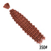 Synthetic Braiding Hair for Boho Braids 20Inch 90G Deep Wave Bulk High Quality Synthetic Protein Hair Extensions For Women