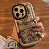High end style hand drawn black camellia logo phone case iPhone 15 new 14plus silicone anti drop 12 fashion 13 promax beautiful