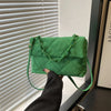Acrylic Chain Crossbody Square Bags Casual Flap Women Commute Bags Quilted All-match Winter Large Capacity for Girls Shopping