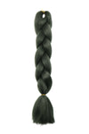 S-noilite Box Braiding Hair Pre Stretched Ombre Jumbo Braids Synthetic Braiding Hair Red Pink Blue Gray 24 Inch Hair Extensions