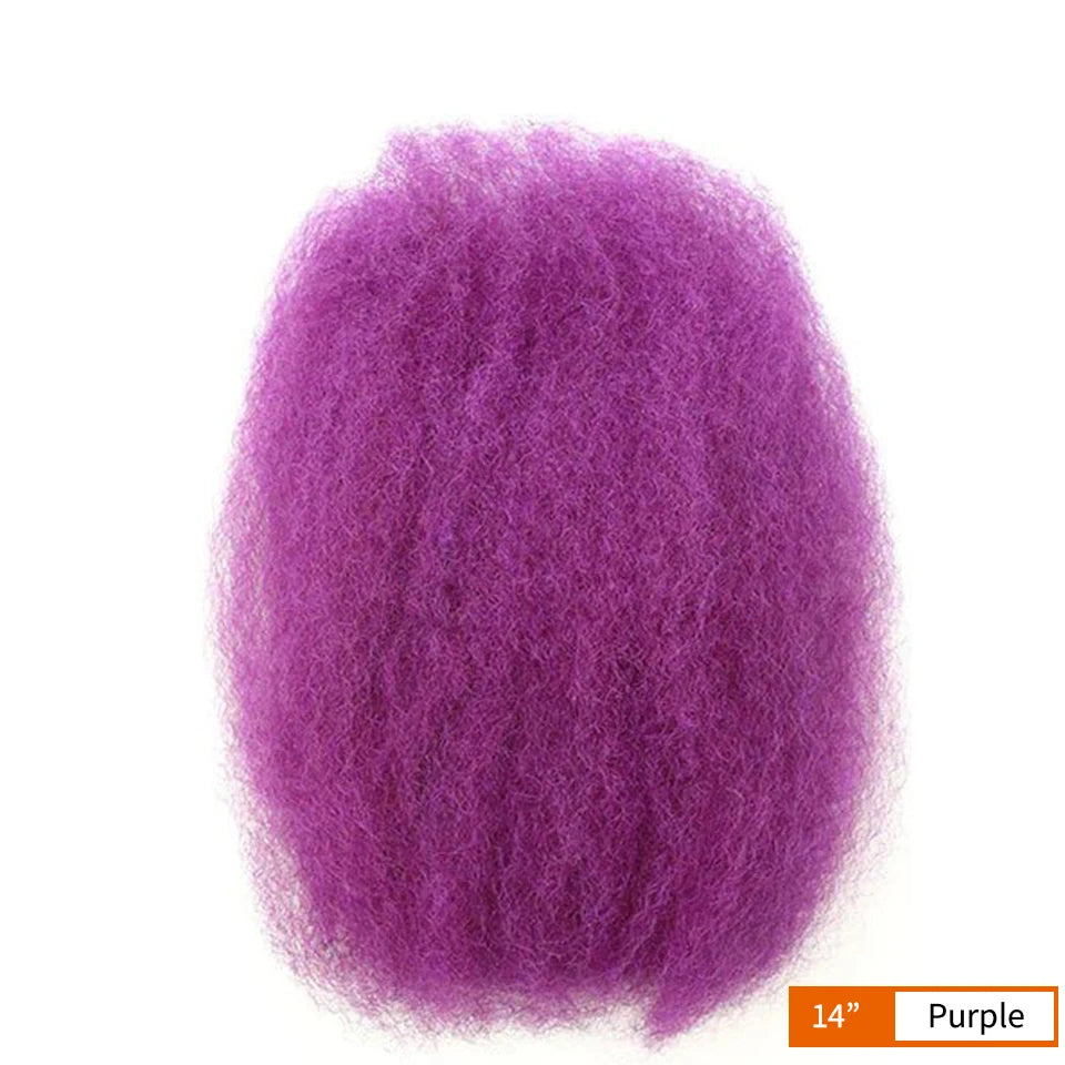 Joedir Brazilian Remy Hair Afro Kinky Curly Bulk Human Hair For Braiding dreadlocks Hair Extensions Crochet Braid hair QVR Hair