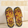 Custom Queen Of Absolutely Everything Gold Baroque Soft Memory Foam House Slippers Women Comfy Warm Anti-skid Sole Slipper