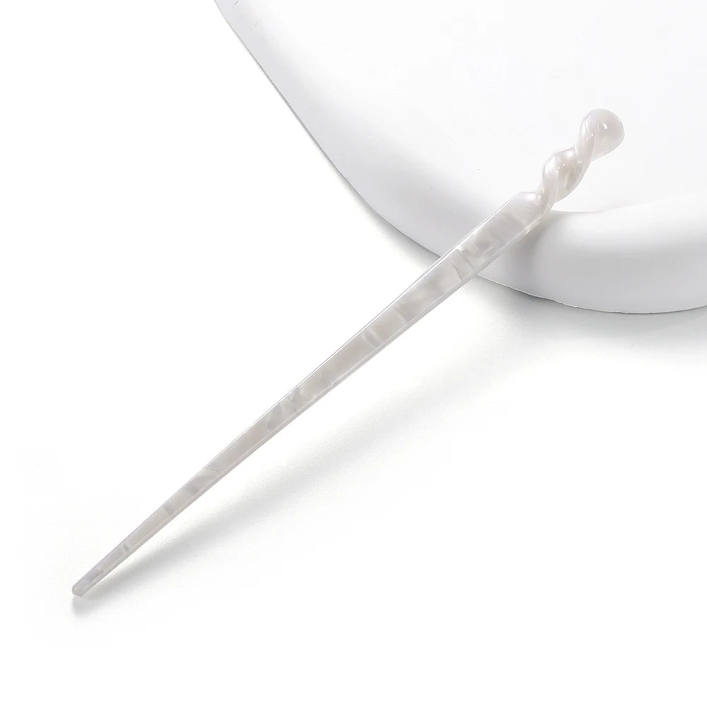 Chinese Style Hair Sticks Vintage Acetate Resin Chopstick Women Hairpins Hair Clip Pin Headwear Wedding Hair Jewelry Accessories