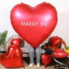 3/1PC 63Inch Extra Large Love Balloons Aluminum Film Red Heart Shaped Balloons Birthday Valentine's Day Wedding Party Decoration