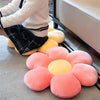 Stuffed Six Petal Flower Cushion Girly Room Decor SunflowerSetting for Kids Bedroom Seat Pillow Pillow Bay Window Pink Flower
