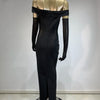 Summer Bandage Dress 2024 Women Celebrity Sexy Diamonds Crystal Black Maxi Long Bodycon Elegant Evening Club Party Dress