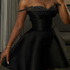 Summer Women Bow Patchwork Chic Mini Dress, Backless Square Collar Simple Party Dress, New Fashion Sleeveless Sweet Ladies Dress