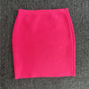 40CM Mini Short Bodycon Bandage Skirts Women Sexy Super Short Candy Color Stretchable Pencil Skirt Nightbar Club Party Going Out