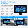 Podofo Universal Car Screen 8-Inch Multimedia WIFI Video Player Wireless Carplay Screen for Apple or Android 4+64GB Navigation