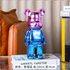 20/28/35cm Aesthetic Bear Figure Stautes Ceramics Violent Bear Figurines Sculptures Decor Luxury Room Decorations Home Ornament