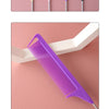 Plastic Heat Resistant Anti-Static Braiding Rat Tail Curved Steel Needle Parting Comb Professional Hairdressing Hair Accessories