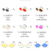 Fashion Rimless Cloud Shaped Sunglasses with Lightning Pendant Y2K Women's Luxury Sun Glasses Shades UV400 Brand Designer SG28