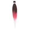 Pre-stretched Braids Synthetic Hair Professional Itch Free Hot Water Setting Fiber 30'' Ombre Yaki Texture Braid Hair Extensions