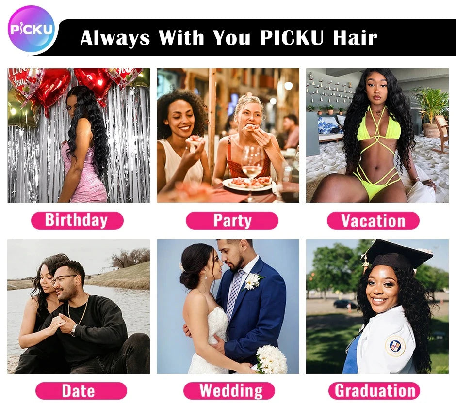 Wear And Go Water Wave Bob Lace Wig For Women Curly 6x4 Glueless Human Hair Wig 4x4 Ready To Go Human Hair Wigs Pre-Cut Lace Wig