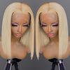 613 Honey Blonde Colored Human Hair Wigs For Women Human Hair Remy Brazilian Cheap Straight Short Bob Wig 8 10 12 14 16 Inch