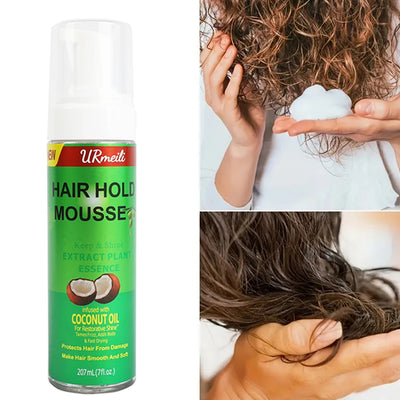 Curly Hair Mousse For Wigs Strong Hold Olive Oil Hair Styling Mousse Anti-Frizz Hair Foam Mousse For Styling Hair Women Men