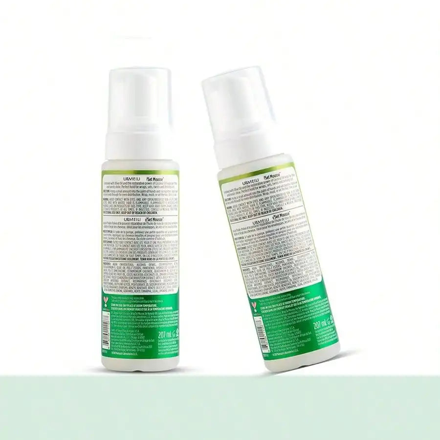 Curly Hair Mousse（207ml) For Wigs Strong Hold Olive Oil Hair Styling Mousse Anti-Frizz Hair Foam Mousse For Styling Hair Women