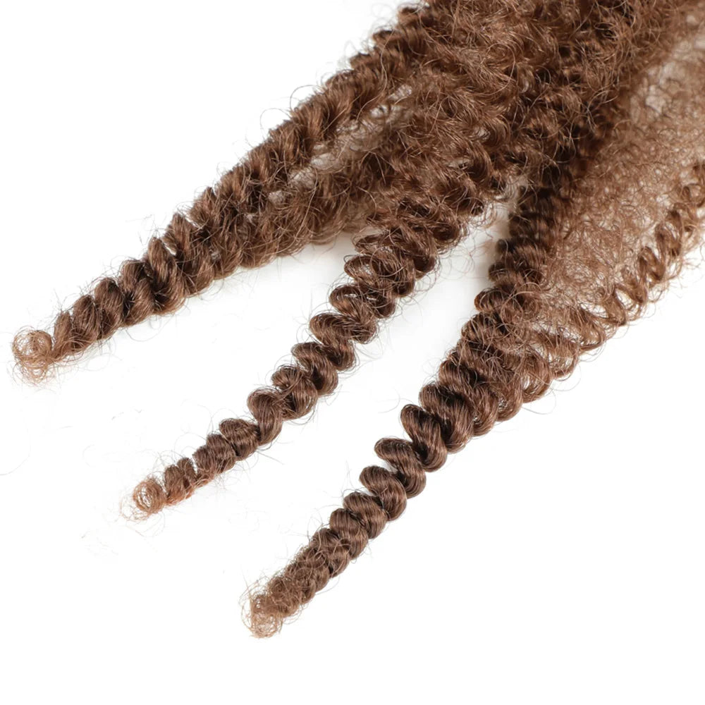 24 inch Kinky Afro Springy Braiding Crochet Hair 18” Marley Kinky Crochet Braids Hair Soft Afro Kinky Twist Crochet Braid Hair